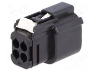 Connector: automotive; plug; female; MX150L; for cable; PIN: 4; IP67 MOLEX