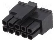 Connector: wire-board; plug; female; PIN: 10; Micro-Fit 3.0; 3mm MOLEX