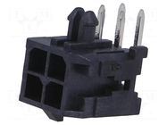Connector: wire-board; socket; male; PIN: 4; Micro-Fit 3.0; THT MOLEX