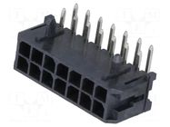 Connector: wire-board; socket; male; PIN: 14; Micro-Fit 3.0; THT MOLEX