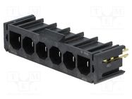 Connector: wire-board; SABRE; socket; male; PIN: 6; tinned; 18A; THT 