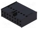 Plug; wire-board; female; C-Grid III; 2.54mm; PIN: 16; w/o contacts MOLEX