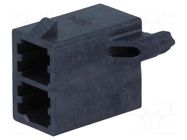 Connector: wire-board; socket; male; PIN: 2; Mega-Fit; straight MOLEX