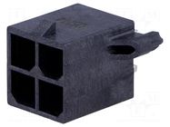 Connector: wire-board; socket; male; PIN: 4; Mega-Fit; straight MOLEX