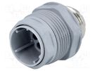Connector: DIN 43651; socket; NR; male; PIN: 12; w/o contacts; 5A HIRSCHMANN