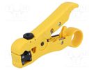 Stripping tool; Wire: coaxial,round,flat; 125mm NEWBRAND