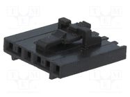 Connector: wire-board; plug; female; 2.54mm; PIN: 6; w/o contacts 