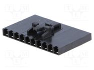 Plug; wire-board; female; 2.54mm; PIN: 10; w/o contacts; for cable NINIGI
