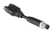 SENSOR CORD, 6P M8 PLUG-FREE END, 3.3FT