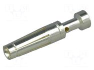 Contact; female; Han E® High Temp; copper alloy; silver plated HARTING