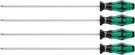 367/4 TORX® HF Kraftform Plus Screwdriver set with holding function and 300 mm-long blades, 1 x TX 20x300; 1 x TX 25x300; 1 x TX 27x300; 1 x TX 30x300, Wera