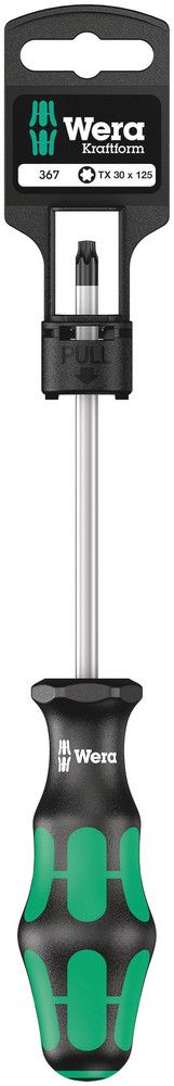 367 SB Screwdriver for TORX® screws, 1 x TX 30x115, Wera