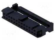 Connector: IDC; plug; female; PIN: 26; IDC; for ribbon cable; 2.54mm CONNFLY
