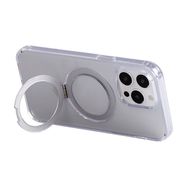 Magnetic protective phone case with holder Joyroom JR-BP004 for iPhone 15 Pro (transparent), Joyroom