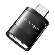 Adapter OTG USB 3.0 female to USB-C male Essager (black), Essager