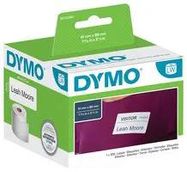LW SMALL NAME BADGE LABELS WHITE