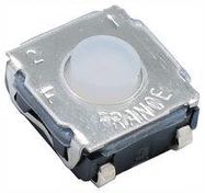 TACTILE SWITCH, 0.003A, 24VDC, 280GF/SMD