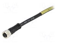 Connector: M8; female; PIN: 4; 3A; 30V; IP67; Nano-Change; straight MOLEX