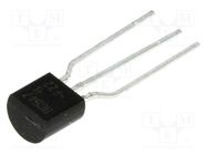 Transistor: NPN; bipolar; 45V; 0.1A; 0.5W; TO92 ONSEMI