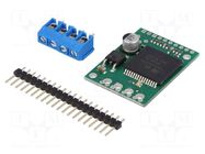 DC-motor driver; VNH5019; 20kHz; PWM; 12A; Uin mot: 5.5÷24V; Ch: 1 POLOLU