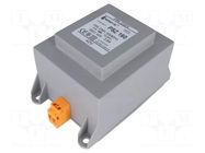 Transformer: mains; 160VA; 230VAC; 42V; Leads: terminal block; IP30 BREVE TUFVASSONS
