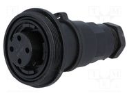 Connector: circular; plug; female; PIN: 4; Standard Buccaneer® BULGIN