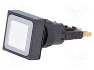 Switch: push-button; 16mm; Stabl.pos: 2; white; filament lamp EATON ELECTRIC
