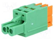 Pluggable terminal block; 5.08mm; ways: 2; straight; plug; female PHOENIX CONTACT