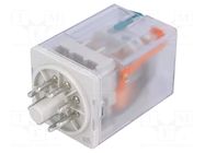 Relay: electromagnetic; DPDT; Ucoil: 110VDC; Icontacts max: 20A RELPOL