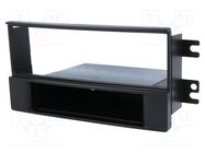 Radio frame; Kia; 1 DIN; black PER.PIC.