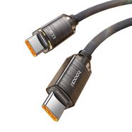 Cable USB-C to USB-C Toocki TXCTT1- SJ01-B, 1m, FC 100W (black), Toocki