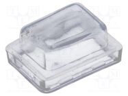 Accessories: cover; Body: transparent; -25÷70°C; 13x19.2mm NINIGI