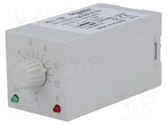 Timer; 1÷12s; DPDT; 230VAC/5A; Usup: 220÷230VAC; 220÷230VDC; PIN: 11 SCHNEIDER ELECTRIC