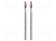 Grindingstone; Ø: 3mm; Ø: 2.35mm; 2pcs; aluminium oxide PG MINI
