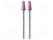 Grindingstone; Ø: 5mm; Ø: 2.35mm; 2pcs; aluminium oxide PG MINI