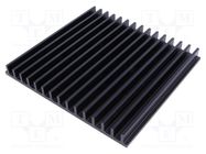 Heatsink: extruded; grilled; black; L: 150mm; W: 159mm; H: 15mm FISCHER ELEKTRONIK