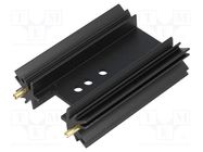 Heatsink: extruded; SOT32,TO220,TO3P; black; L: 50.8mm; 9K/W FISCHER ELEKTRONIK