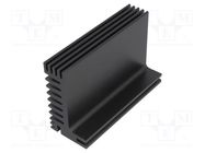 Heatsink: extruded; TO220; black; L: 84mm; W: 55mm; H: 31mm; 5K/W FISCHER ELEKTRONIK