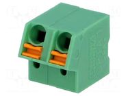 PCB terminal block; angled; 5mm; ways: 2; on PCBs; 0.2÷1mm2; tinned PHOENIX CONTACT