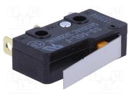 Microswitch SNAP ACTION; 5A/250VAC; with lever; SPDT; ON-(ON) OMRON Electronic Components