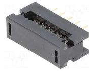 Connector: IDC; PIN: 10; 1A; 30V; IDC,THT; for ribbon cable; 2.54mm AMPHENOL COMMUNICATIONS SOLUTIONS