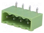 Connector: pluggable terminal block; socket; male; 15A; 300V; THT XINYA