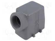 Enclosure: for HDC connectors; T-Type; size 57.27; Gland holes: 1 ILME