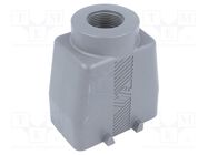 Enclosure: for HDC connectors; T-Type; size 57.27; Gland holes: 1 ILME