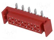 Connector: wire-board; socket; female; PIN: 10; 30V; 1A; vertical AMPHENOL COMMUNICATIONS SOLUTIONS