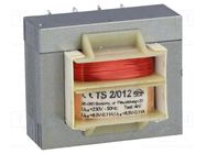 Transformer: mains; 2VA; 230VAC; 8.5V; 8.5V; 110mA; 110mA; IP00 INDEL