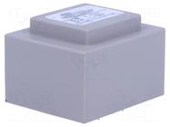 Transformer: encapsulated; 12VA; 230VAC; 12V; 1A; PCB; IP00; A: 52mm INDEL