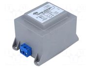 Transformer: encapsulated; 45VA; 230VAC; 9V; 9V; 2.5A; screw type INDEL