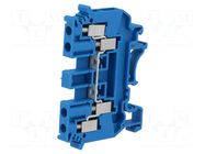 Splice terminal: rail; Urated: 630V; screw terminal; blue; 32A PHOENIX CONTACT
