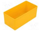 Box; polystyrene; yellow; 54x108x45mm; EuroPlus Insert 45 ALLIT AG